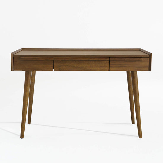 Walnut Desk with Outlet